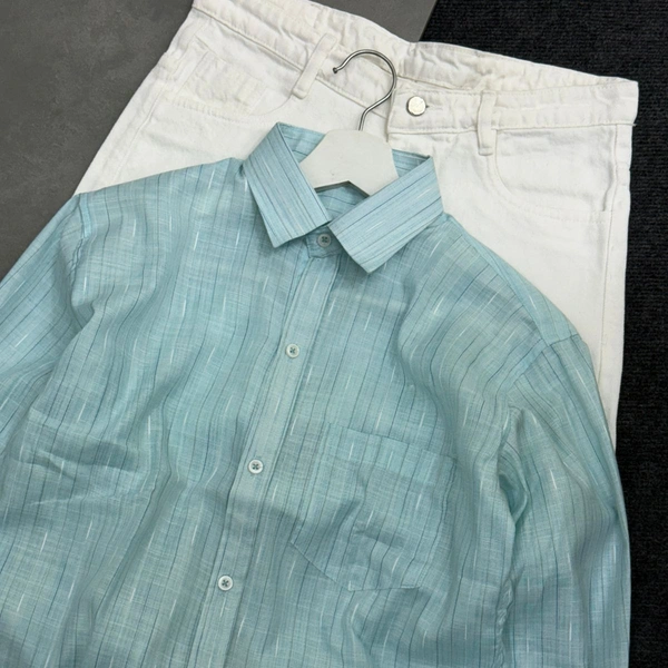 Full Sleeve Shirt + Plain Baggy Combo (XL)