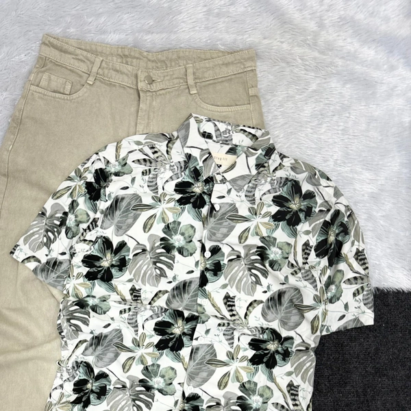 Five Sleeve Shirt + Baggy Jeans Combo (XL)