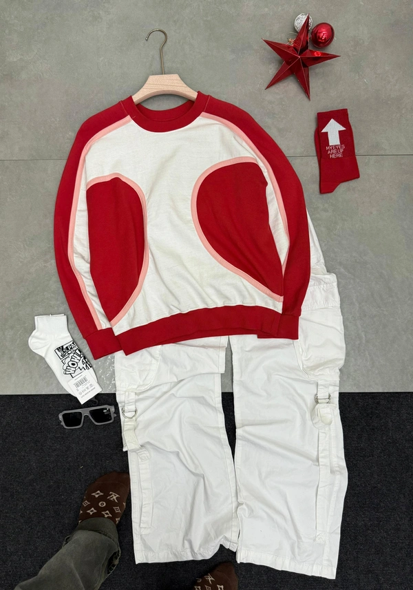Full Sleeve T-Shirt + Baggy Jeans + Spec + Sock combo (M)