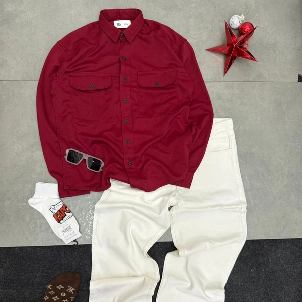 Full Sleeve Shirt + Baggy Jeans + Spec + Sock combo (L)