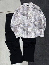 Full Sleeve Shirt + Baggy Combo (M)