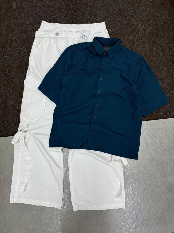 Five Sleeve Shirt + Cargo Baggy Combo (S)