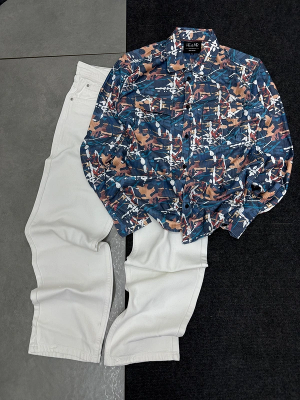 Full Sleeve Shirt + Baggy Combo (XXL)
