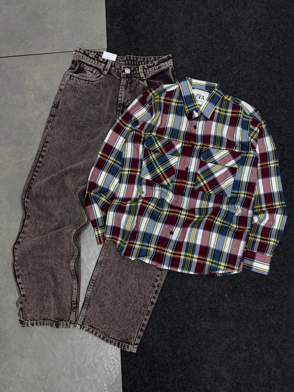 Full Sleeve Shirt + Cloud Wash Baggy (S)