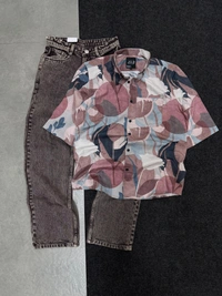 Five Sleeve Shirt + Cloud Wash Baggy Combo (XL)