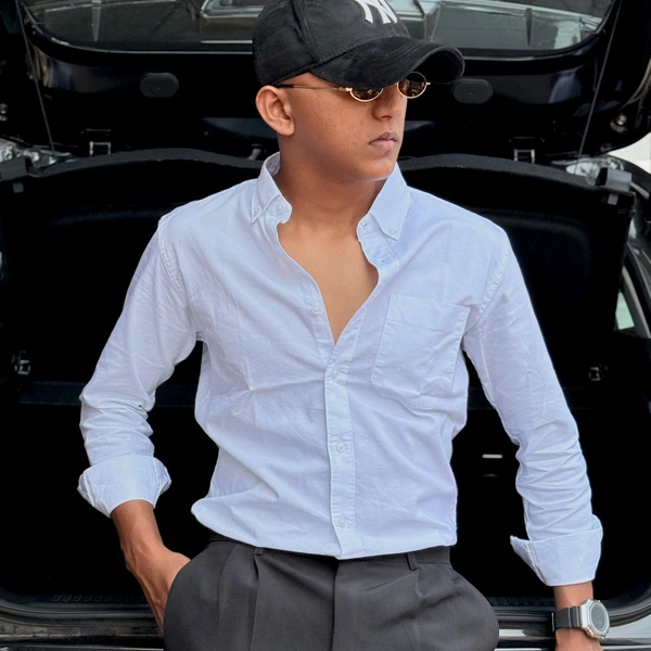 Full Sleeve Plain Shirt (XL)