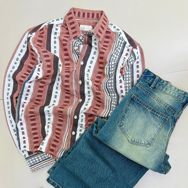 Full Sleeve Shirt + Baggy Jeans combo (S,XL)