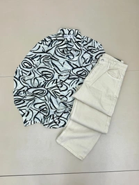Imported Full Sleeve Shirt + Baggy Jeans Combo (L,XL)