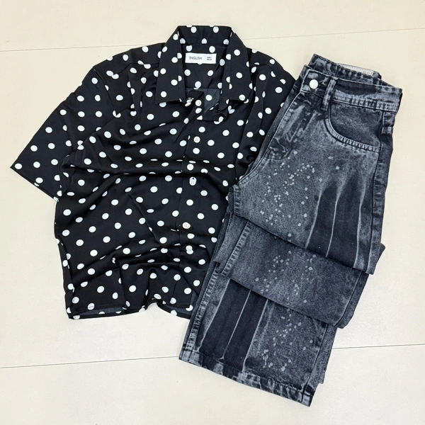 Imported Five Sleeve Shirt + Baggy Combo (M,L,XL)
