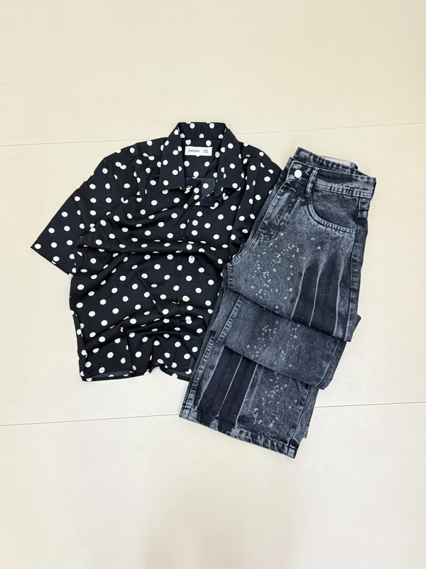 Imported Five Sleeve Shirt + Baggy Combo (M,L,XL)