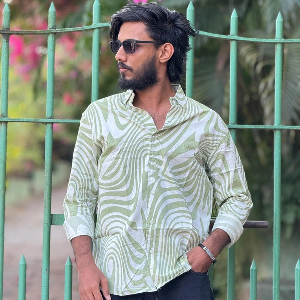 Full Sleeve Printed Shirt (M)