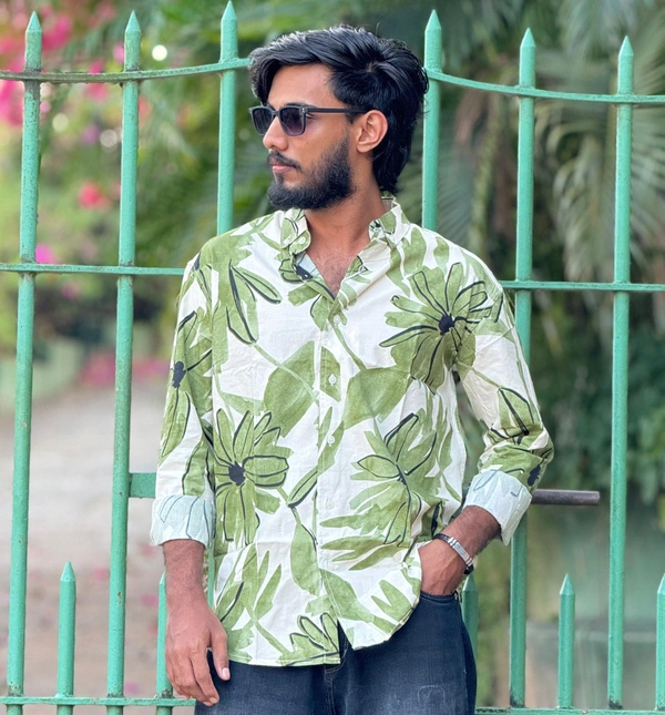 Full Sleeve Printed Shirt (M) 