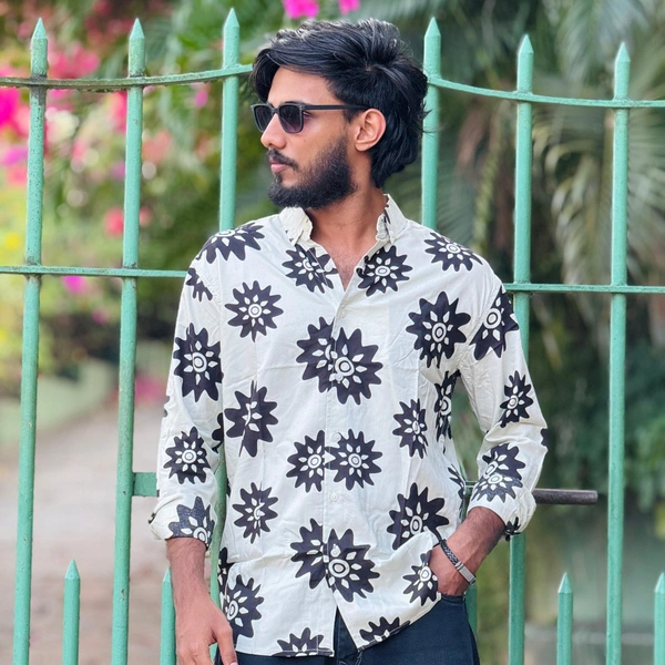 Full Sleeve Printed Shirt (M)