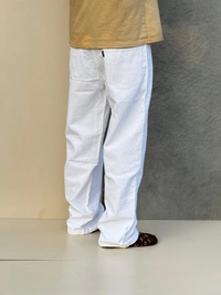 White Baggy Jean Big Size (38,40,42) 