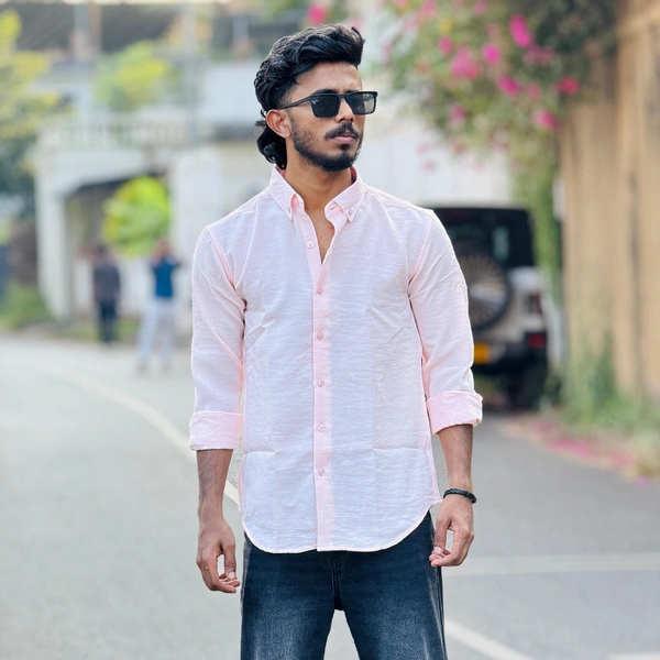 Linen Plain Shirts (XL) 