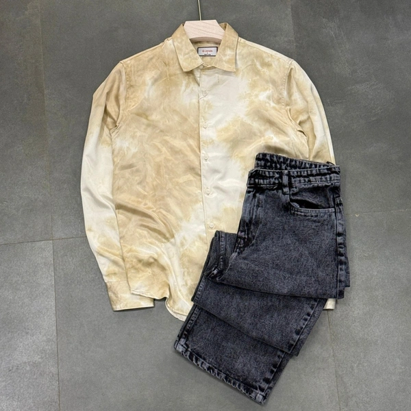 Premium Shirt +Baggy Jean (M,XL) (28-34)