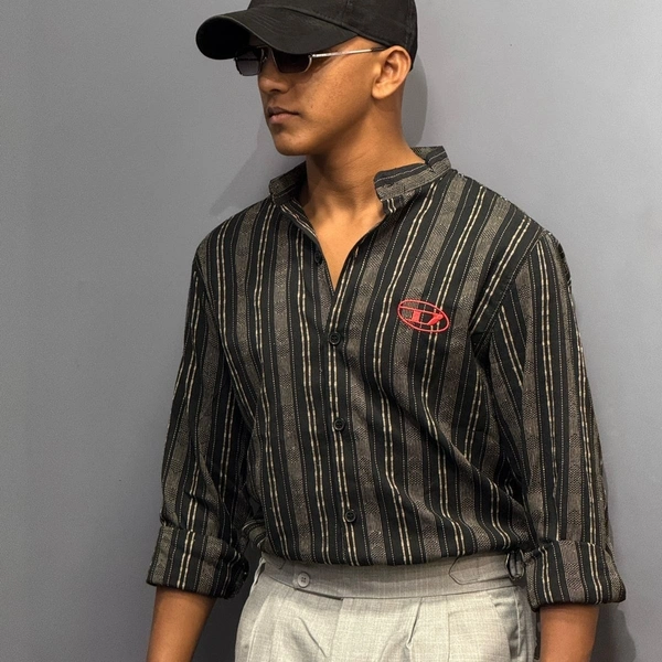 Full Sleeve Stripes Shirt (L,XL)