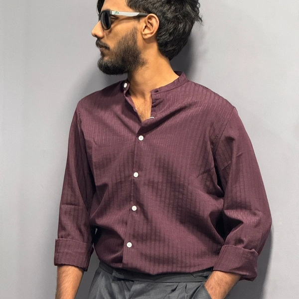 Chineese Collar Shirt (S,)