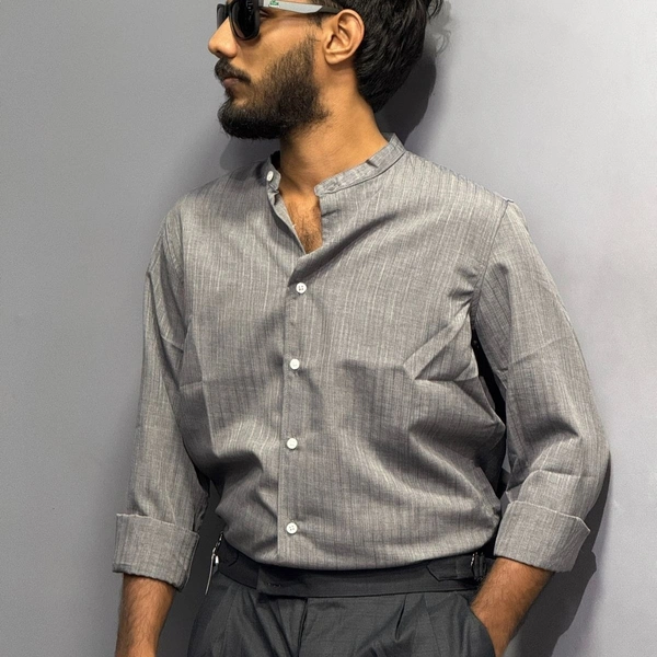 Chineese Collar Shirt (S,M,L,XL)