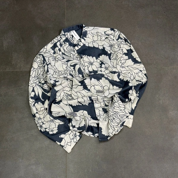 Floral Printed Shirt (S,L)