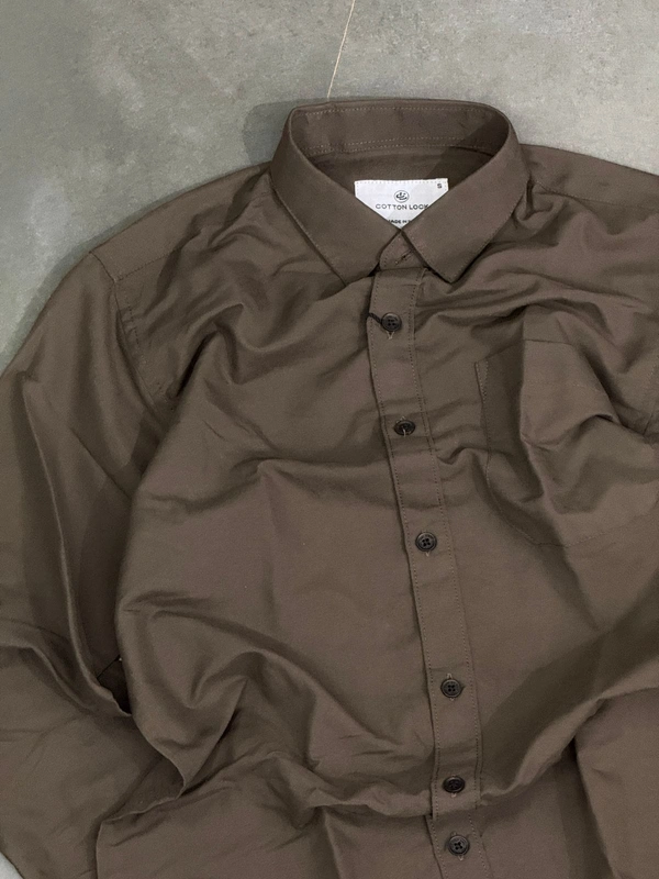 Plain Full Sleeve Shirt (M,L,XL)