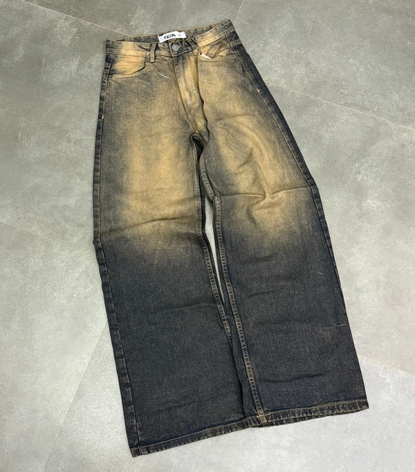 Offer Wide Leg Baggy Jeans (28,30,32,34)
