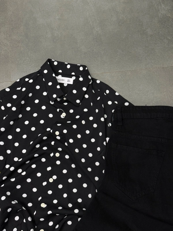 Five Sleeve Shirt +Baggy Jean (L)