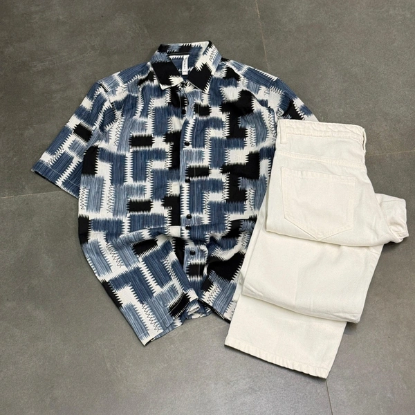 Five Sleeve Shirt +Baggy Jean (S)