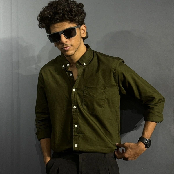 Full Sleeve Plain Shirt (M,XL)