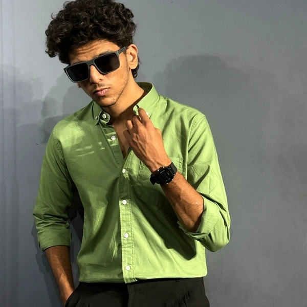 Full Sleeve Plain Shirt (S,M,L)