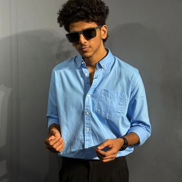 Full Sleeve Plain Shirt (M,L,XL)