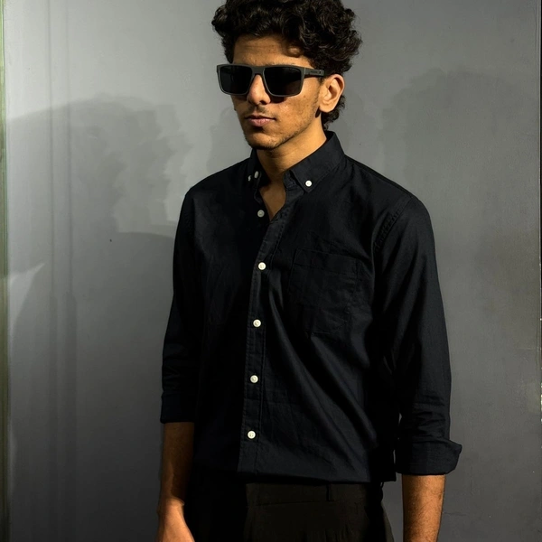 Full Sleeve Navy Blue Shirt (L,XL)