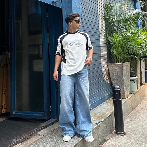 Oversized Premium Metallic Tshirt (S,M,L)