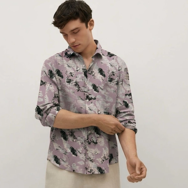 Full Sleeve Printed Shirt (M)