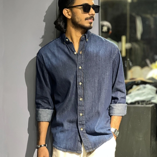 Premium Denim Shirt (M,L)