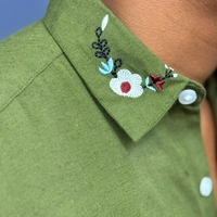 Premium Embroidery Shirt (S,M,L)