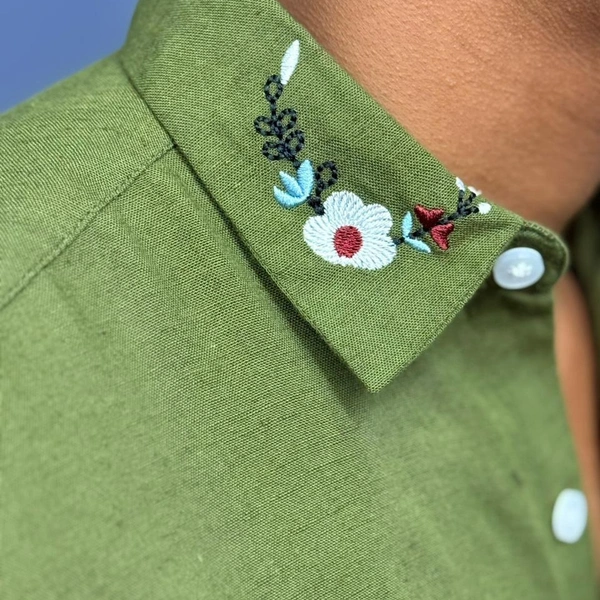 Premium Embroidery Shirt (S,M,L)