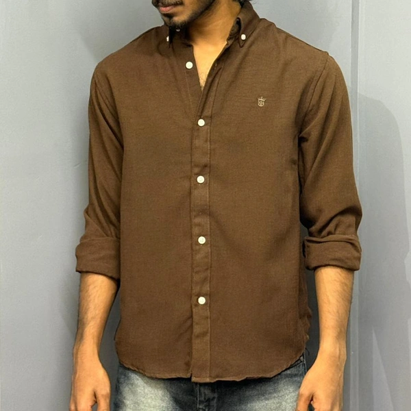 Full Sleeve Plain Shirt (M)