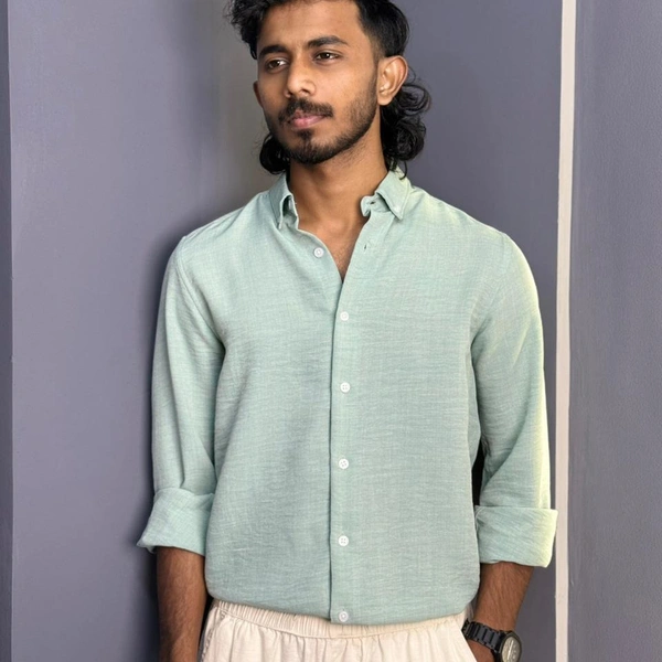 Korean Linen Shirt (S,M,L,XL)