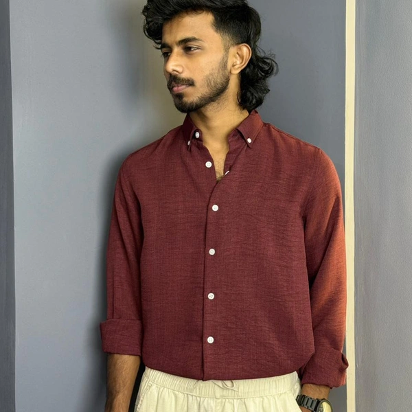 Korean Linen Shirt (S,M,L,XL)
