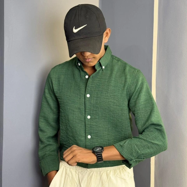 Korean Linen Shirt (S,M,L,XL)