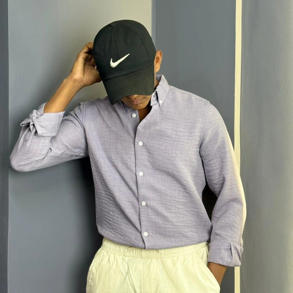 Korean Linen Shirt (S,M,L,XL)