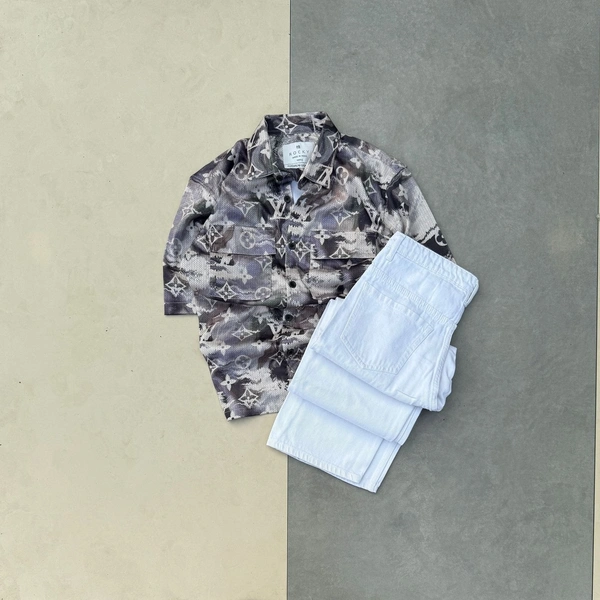 Five Sleeve Shirt + Baggy Jean Combo (XS,S)