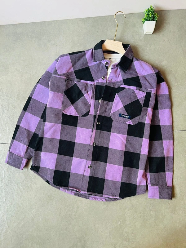 Box checks Shirt (L)