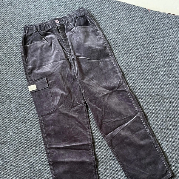 Corduroy Baggy Dark Navy (M)