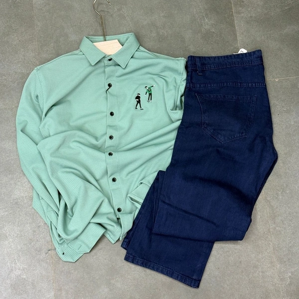 Full Sleeve Shirt +Baggy Jean (L) (34)