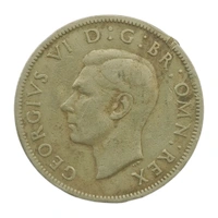 1950 U. K. 2 Shillings Coin