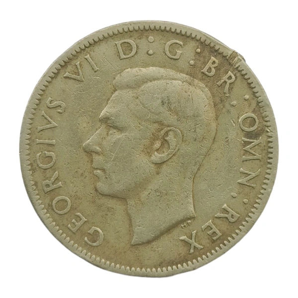 1950 U. K. 2 Shillings Coin