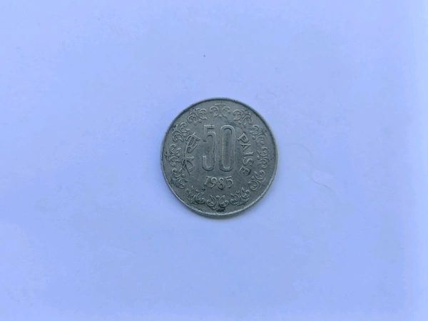 1985 50 Paise Coin
