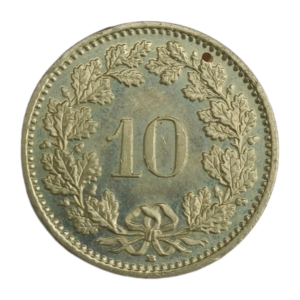 2009 Switzerland 10 Rappen Coin